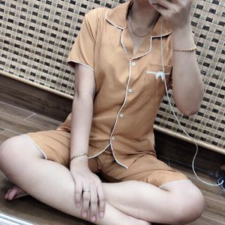 Bộ lụa pizama lửng