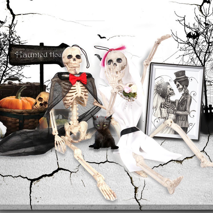 Bộ Xương Trang Trí Halloween 40cm