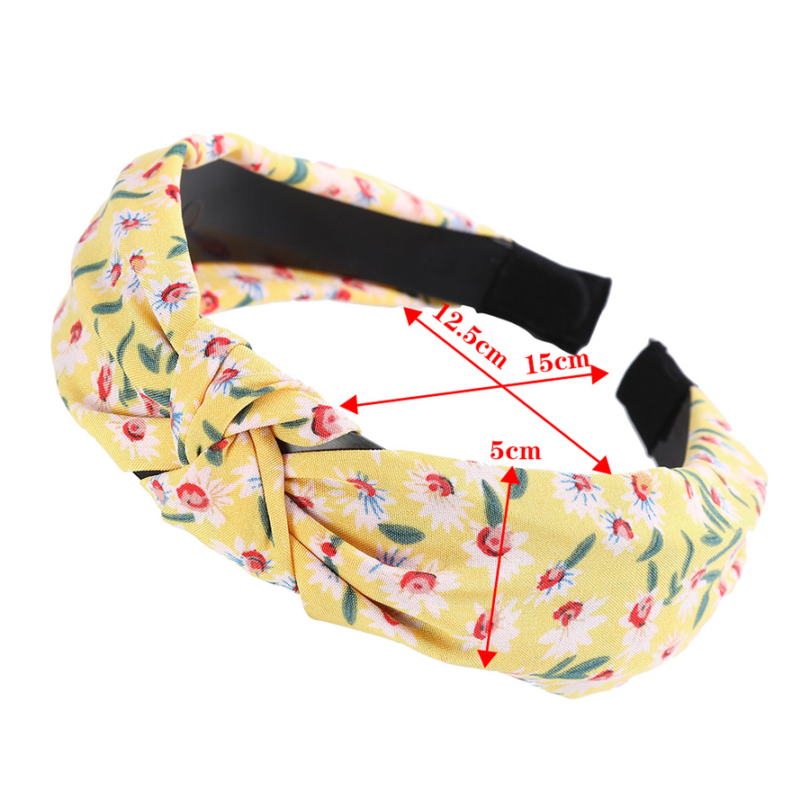 Băng đô cài tóc họa tiết hoa phong cách Hàn Quốc