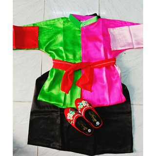 Áo dài tứ thân đủ màu sắc cho bé