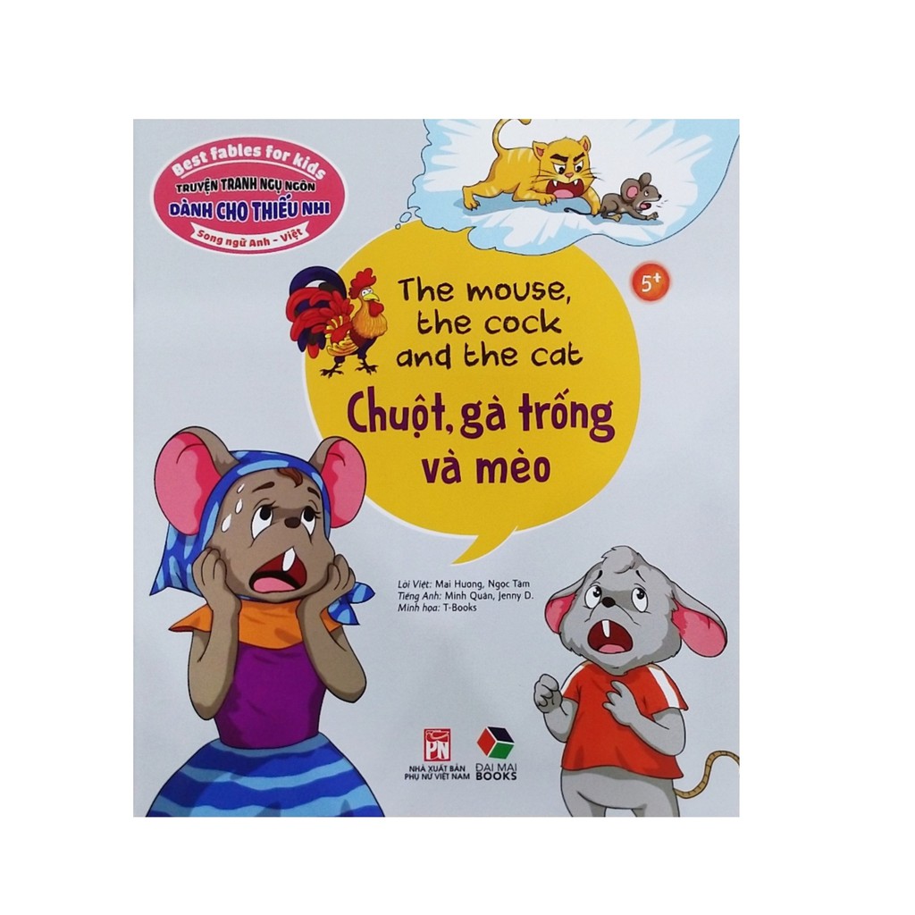 Sách - Truyện tranh ngụ ngôn dành cho thiếu nhi ( song ngữ Anh - Việt )