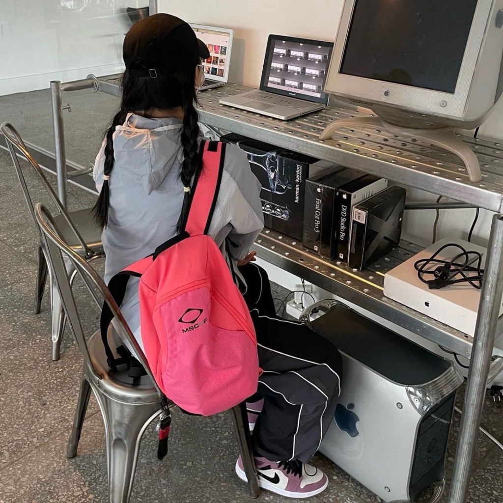 Ba Lô Đi Học Đính Kim Cương Giả Phong Cách Hàn Quốc Dễ Phối Đồ Thời Trang Cho Nam Và Nữ