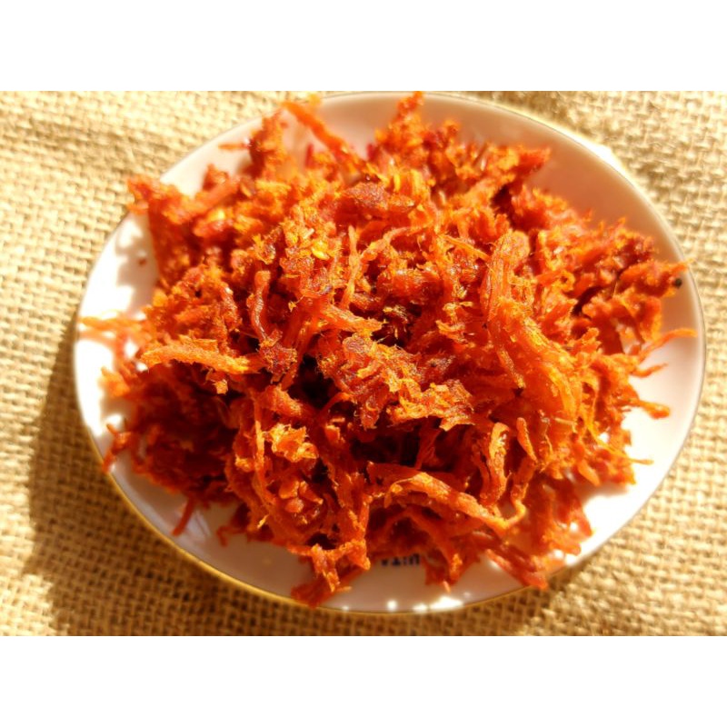 500g thịt bò khô sợi (khô heo giả bò) cay cay đậm vị