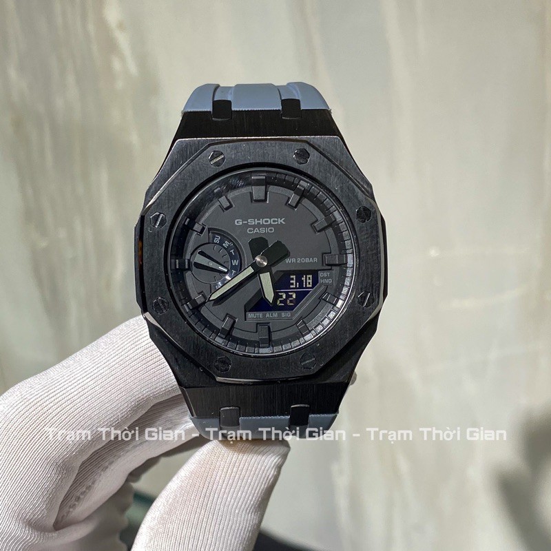 Đồng hồ nam Casio G-shock GA-2100 Custom sale giá tốt - Kích thước vỏ : 48,5×45,4×11,8mm