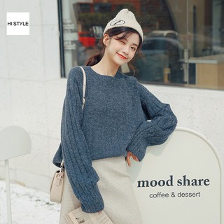 HI STYLE Áo len nữ chất dày, dáng rộng hàng đẹp chất chuẩn màu sắc như hình