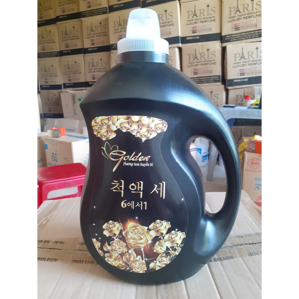 Nước Giặt Xả Nữ Hoàng Hàn Quốc 6in1 (GOLDEN 3,6L)