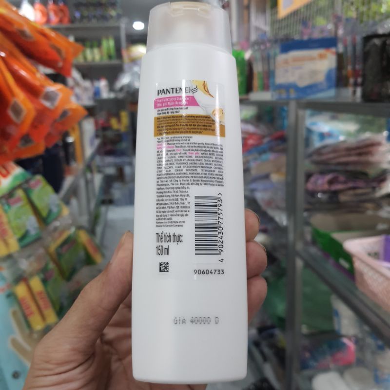 Dầu Gội PANTENE ngăn Rụng Tóc 150ml
