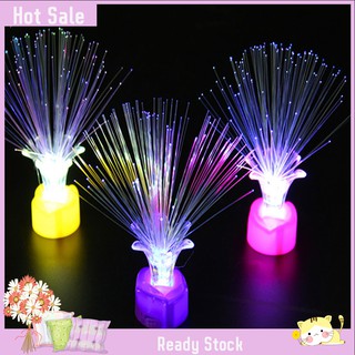 Đèn Ngủ Sợi Quang Nhiều Màu Dùng Trang Trí Cho Bé