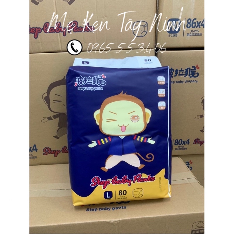 Tã/Bỉm Dán/Quần Stepbaby Nội Địa Trung/Bo Mông Đủ Size S92/M86/L80/XL74/XXL68/XXXL68
