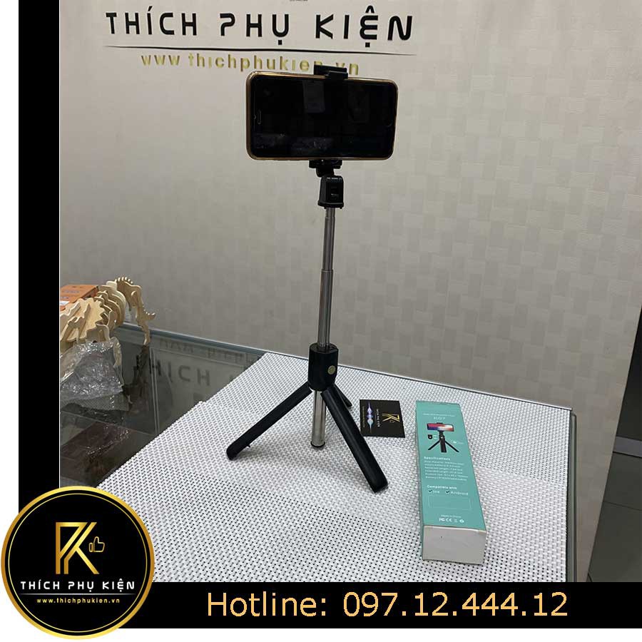 Gậy Tự Sướng Đa Năng 3 Chân Tripod K07 - Cao Cấp Remote điều khiển từ xa | BigBuy360 - bigbuy360.vn