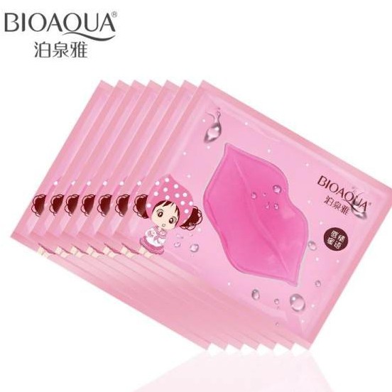 01 Mặt Nạ Môi Bioaqua 𝑭𝒓𝒆𝒆𝒔𝒉𝒊𝒑 Mask Môi Chính Hãng Nội Địa Trung, Môi Hồng Căng Mộng Chuẩn Hót Gir