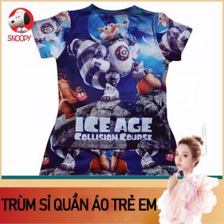 Giá sỉ Bộ quần áo trẻ em bé trai thun lạnh xuất thái in hình ROBOT siêu mát mịn cho bé từ 9 đến 30kg