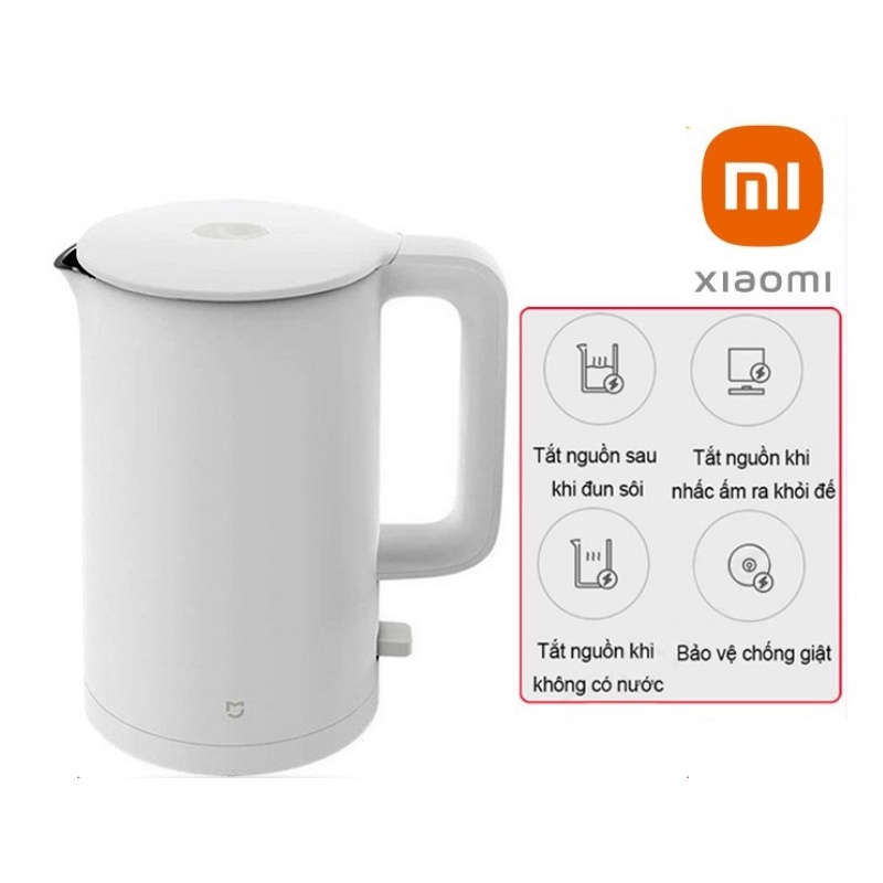 Ấm Đun Nước Siêu Tốc Xiaomi 1A-Ấm Nước Giữ Nhiệt-Đun Siêu Nhanh-Bảo Hành 12 Tháng