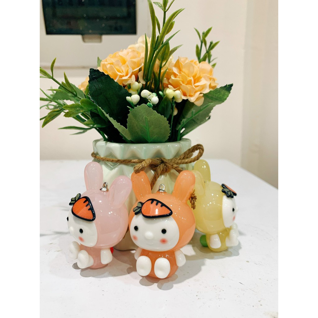 Hình Charm, Móc khóa to bằng đèn kute trang trí vào sục, giày dép, vỏ điện thoại