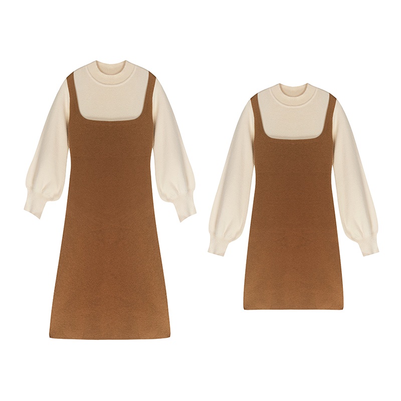 Đầm Dệt Kim Tay Dài Thiết Kế Mới Thời Trang Mùa Thu Dành Cho Nữ