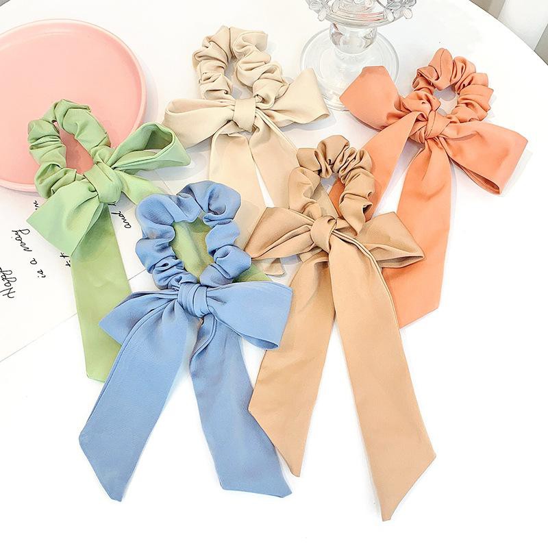 ( Pastel ) Dây buộc tóc DỊU DÀNG nơ vải nhiều màu quà tặng xinh xắn dễ thương thanh lịch nữ tính