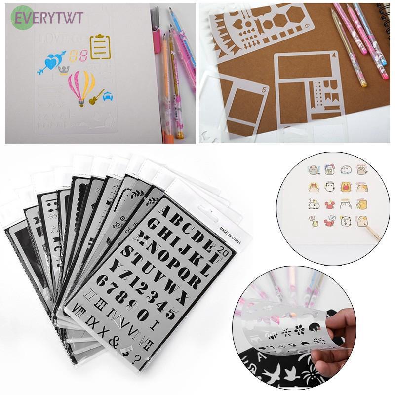 20 khuôn vẽ trang trí nhật ký báo