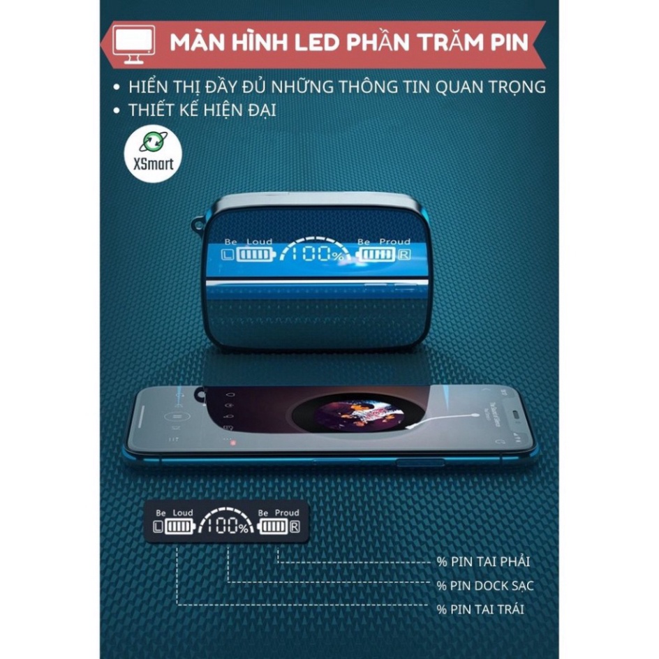 Tai Nghe Bluetooth không dây thế hệ mới Extra Bass M9 Pro Nghe Nhạc EDM, REMIX Cực Đã Pin siêu khỏe - KTA OFFICIAL