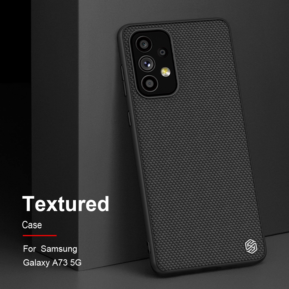 Ốp điện thoại Nillkin TPU + PC Sợi Nylon chống trượt chống sốc thời trang cho Samsung Galaxy A73 5G