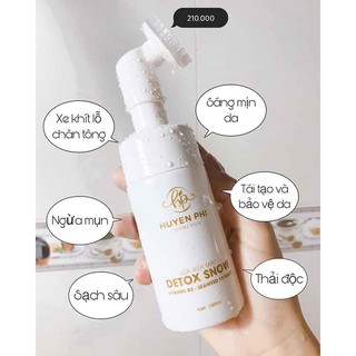 Sữa rửa mặt Detox Snow Huyền Phi [cam kết hoàn tiền nếu không chính hãng]