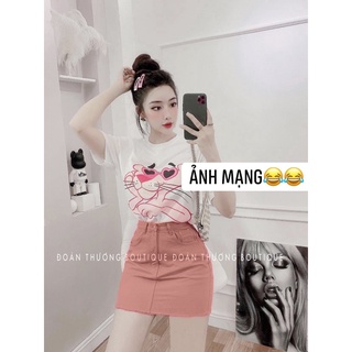 Set đồ nữ cá tính, set váy ngắn áo thun đi chơi sang chảnh mùa hè đẹp 8A01155
