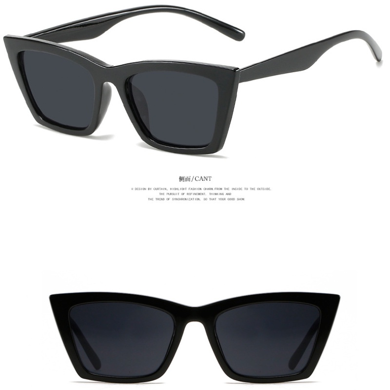 (KIQI-FASHION) COD Kính Mát Hình Mắt Mèo Chống Tia Uv400 Phong Cách Retro Thời Trang Cho Nữ