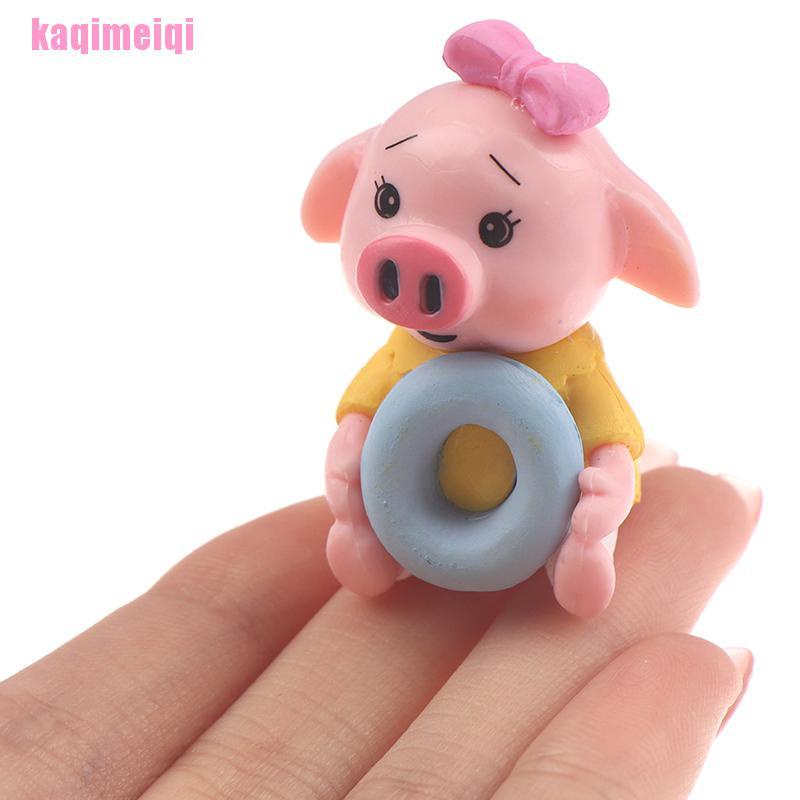 Set 4 Mô Hình Chú Heo Tình Yêu Trang Trí Tiểu Cảnh