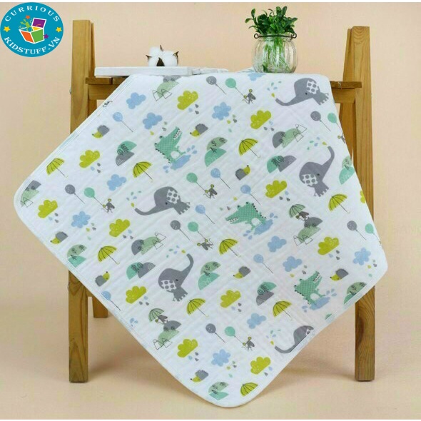 MIẾNG LÓT CHỐNG THẨM SỢI TRE COTTON 6 LỚP HÀNG CAO CẤP THẤM HÚT NHANH CỦA MUSLIN