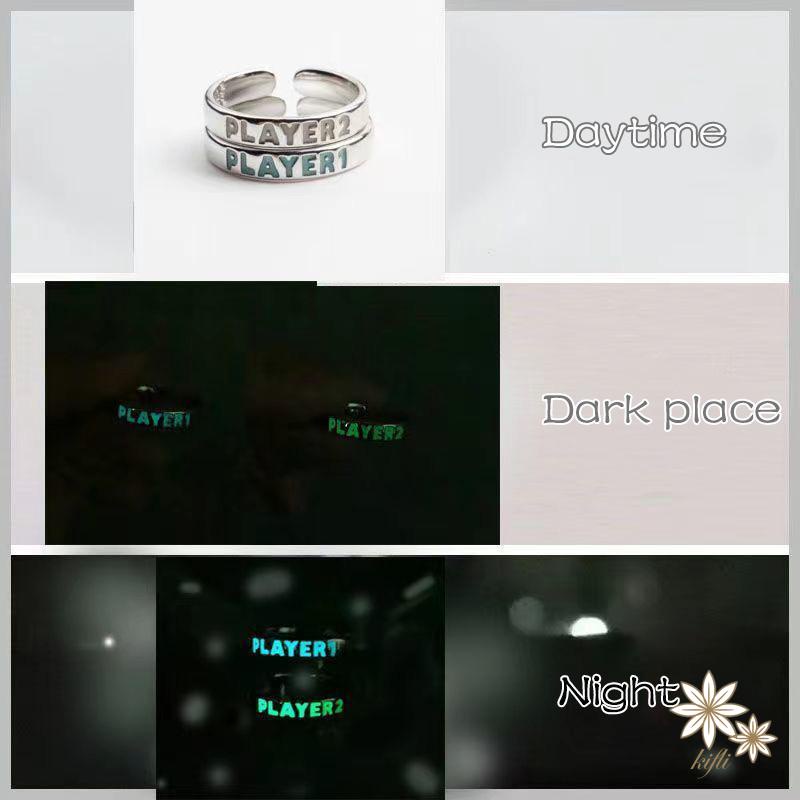 Nhẫn Dạ Quang Đơn Giản Phát Sáng Phong Cách Brazil Cho Nam Và Nữ