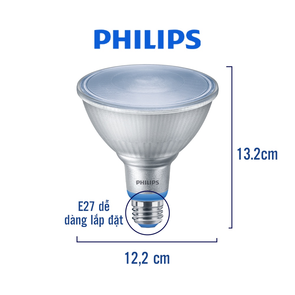 Đèn chiếu cây Philips LED Grow Lamp 16W Par38 E27 950 50D