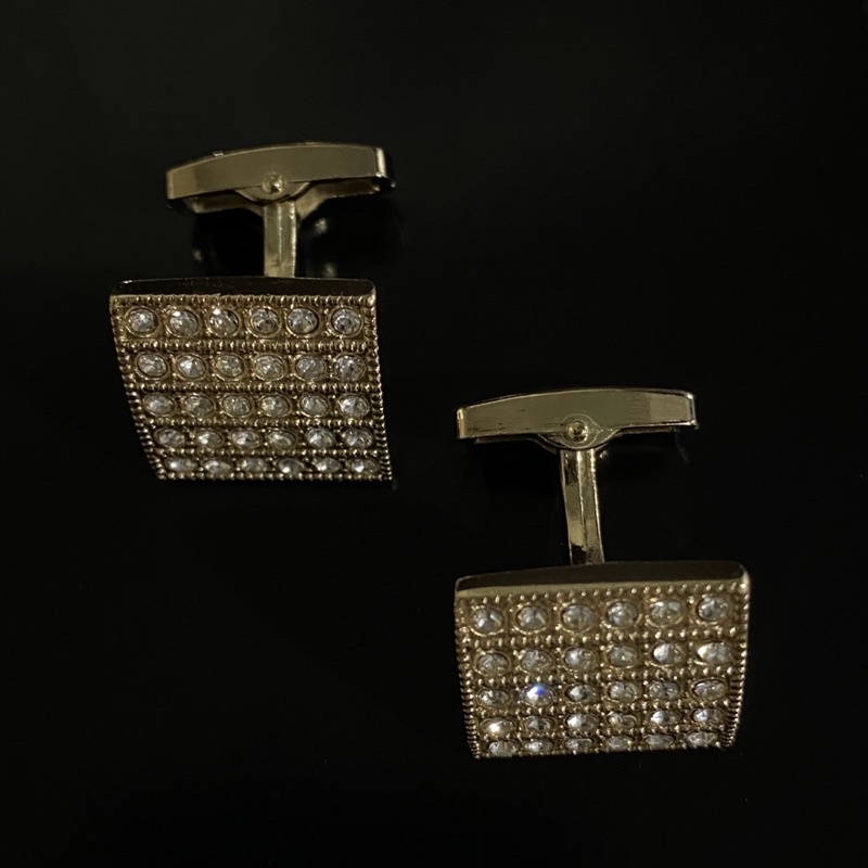 Cufflinks chất liệu thép , Khuy măng sét cài tay áo sơ my tặng kèm hộp đựng sang trọng làm quà tặng
