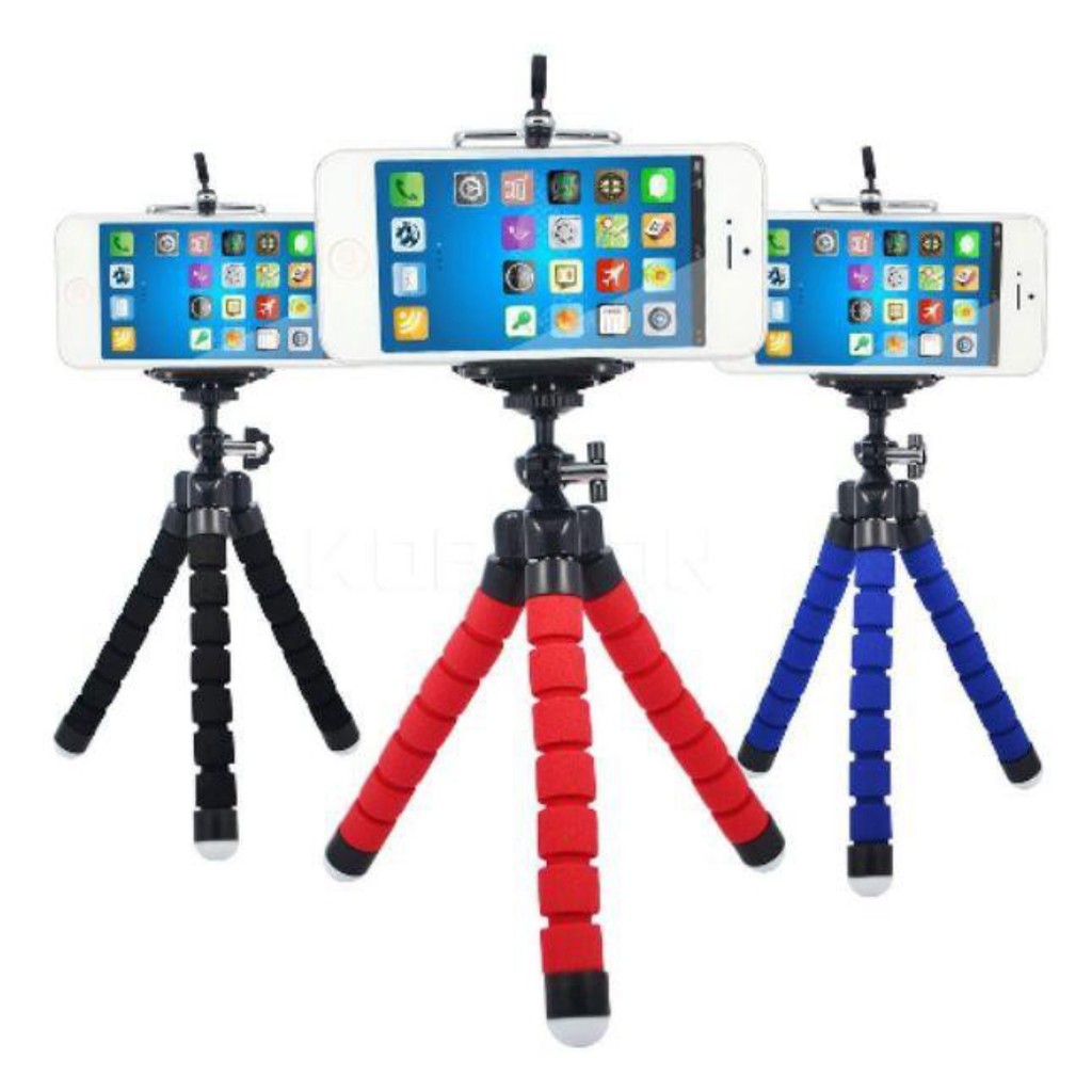 Tripod Bạch Tuộc 3 Chân Kèm Gá Kẹp Cho Điện Thoại