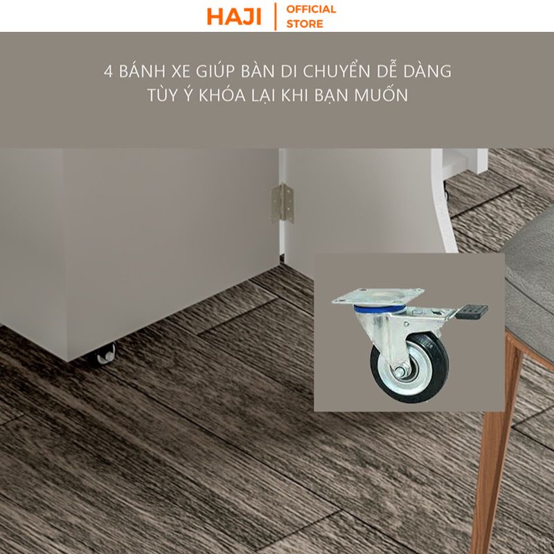 Bàn ăn điều chỉnh kích thước thông minh tiết kiệm diện tích thương hiệu HAJI A97