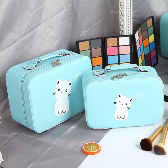 BA✉☃✆HTD240701 HỘP TÚI ĐỰNG ĐỒ TRANG ĐIỂM CHỐNG NƯỚC THIẾT KẾ DỄ THƯƠNG TIỆN LỢI PHỤ KIỆN THỜI