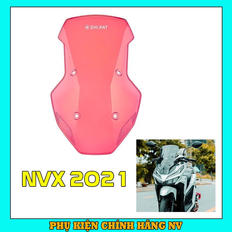 Kính chắn gió xe máy NVX 2021, chắn gió NVX 155 VVA trong suốt Zhi.pat chính hãng – BH 12 Tháng