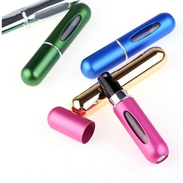 [Hàng mới về] Chai nhôm rỗng đựng nước hoa mini tiện lợi 5ml