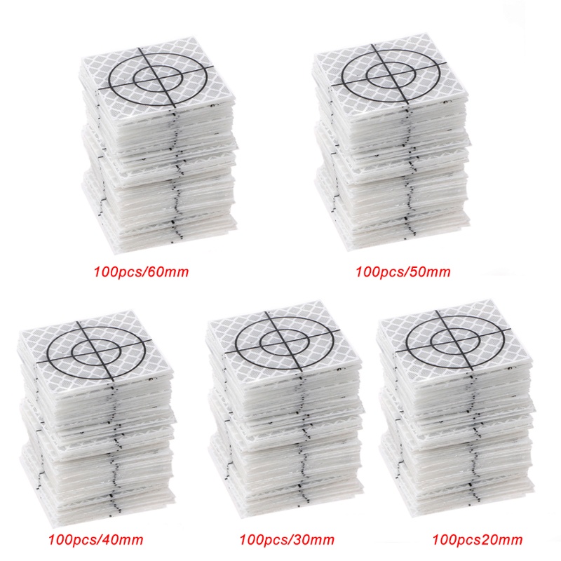 Set 100 Tấm Phản Quang 20 / 30 / 40 / 50 / 60mm Chuyên Dụng