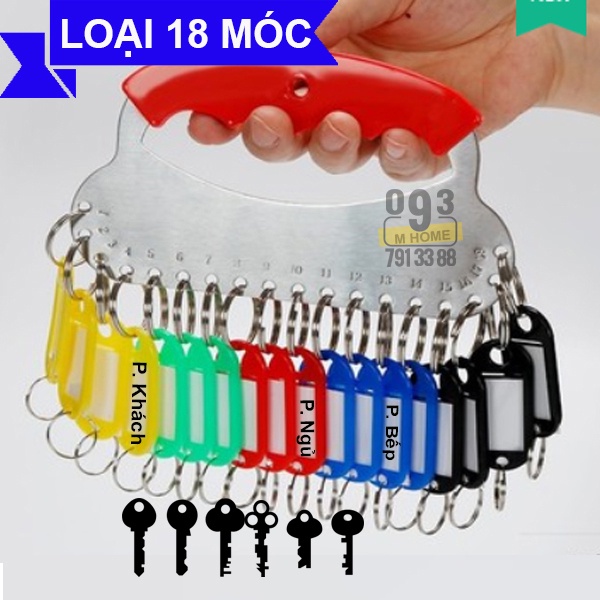 Móc Chìa Khóa Đa Năng,Ví Đựng Chìa Khóa,Hộp chìa khóa 18 cái 28 cái