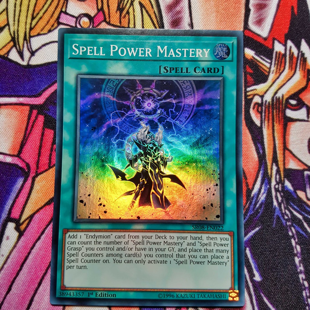 Thẻ bài Yugioh chính hãng | Spell Power Mastery | SR08 Super rare.