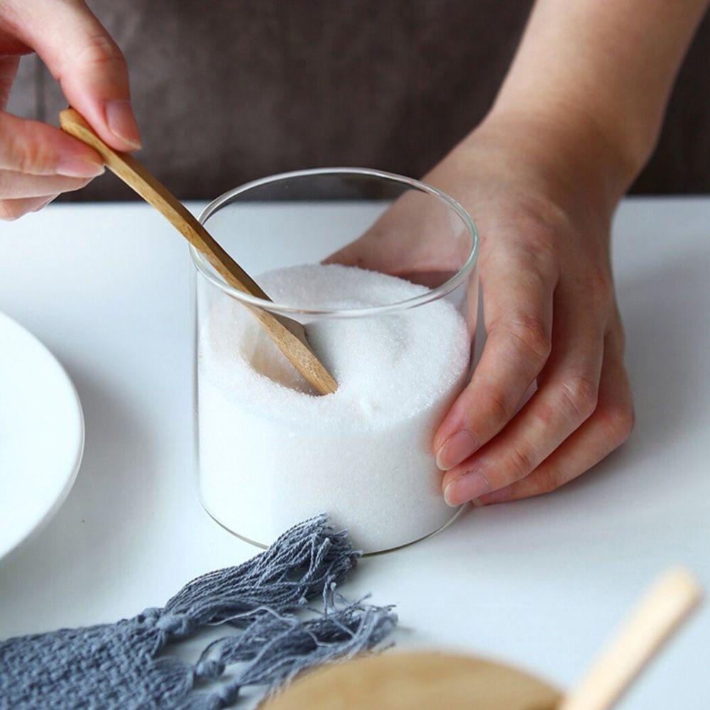 Bộ 3 Hũ Đựng Gia Vị Kèm Muỗng Gỗ Tiện Dụng Cho Nhà Bếp