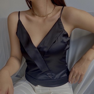 Áo lena top - hai dây cột nơ sau