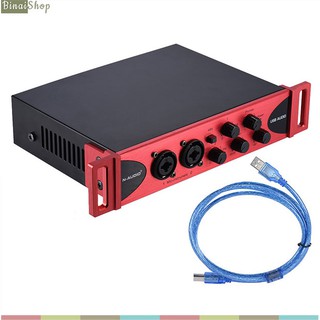 [Tặng giắc chuyển tai nghe] Sound card thu âm N-AUDIO Audio Box