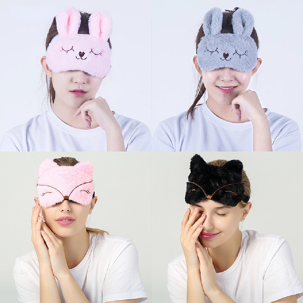 Mặt Nạ Che Mắt Ngủ Họa Tiết Hoạt Hình Dễ Thương