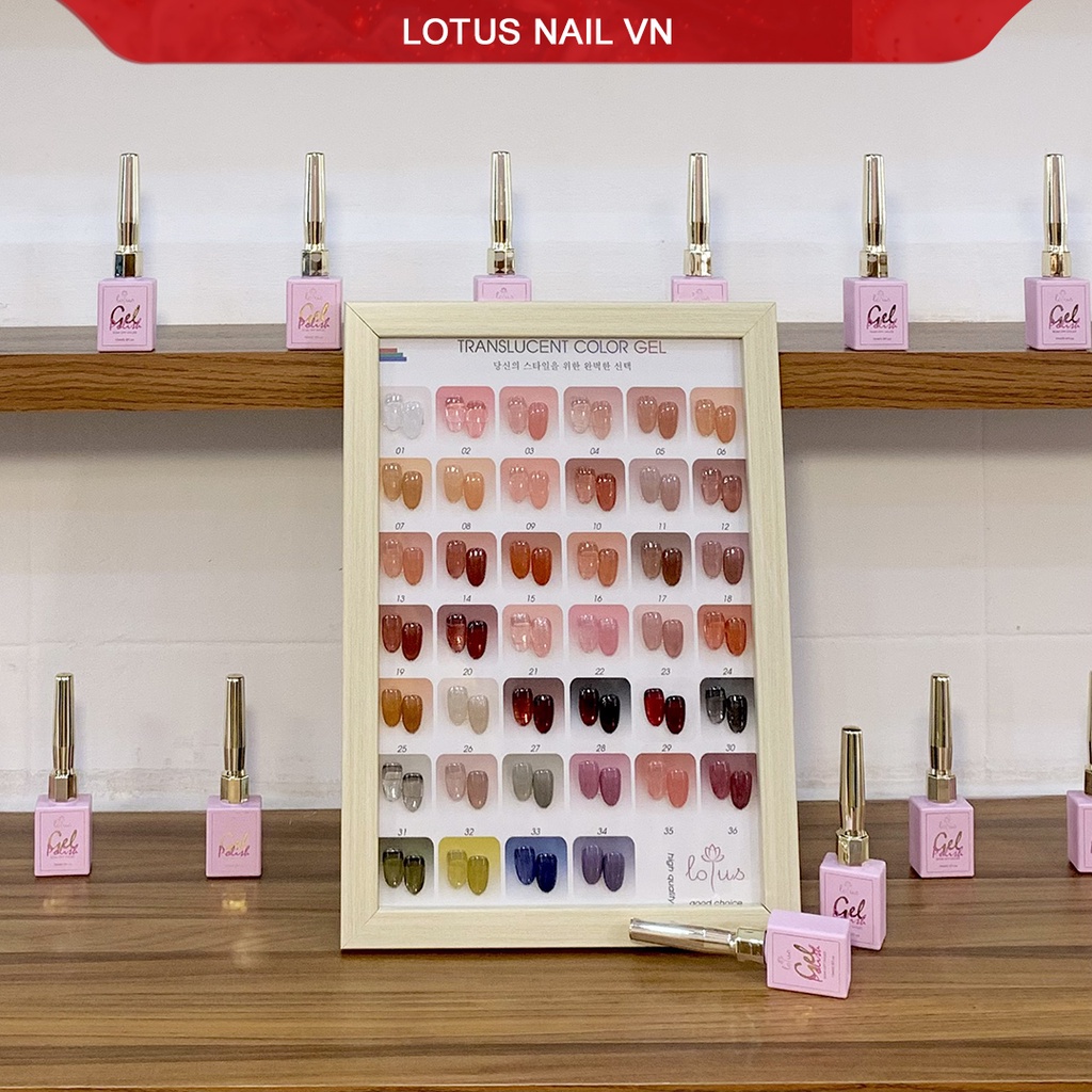 Sơn gel thạch Lotus phong cách Hàn Quốc cao cấp
