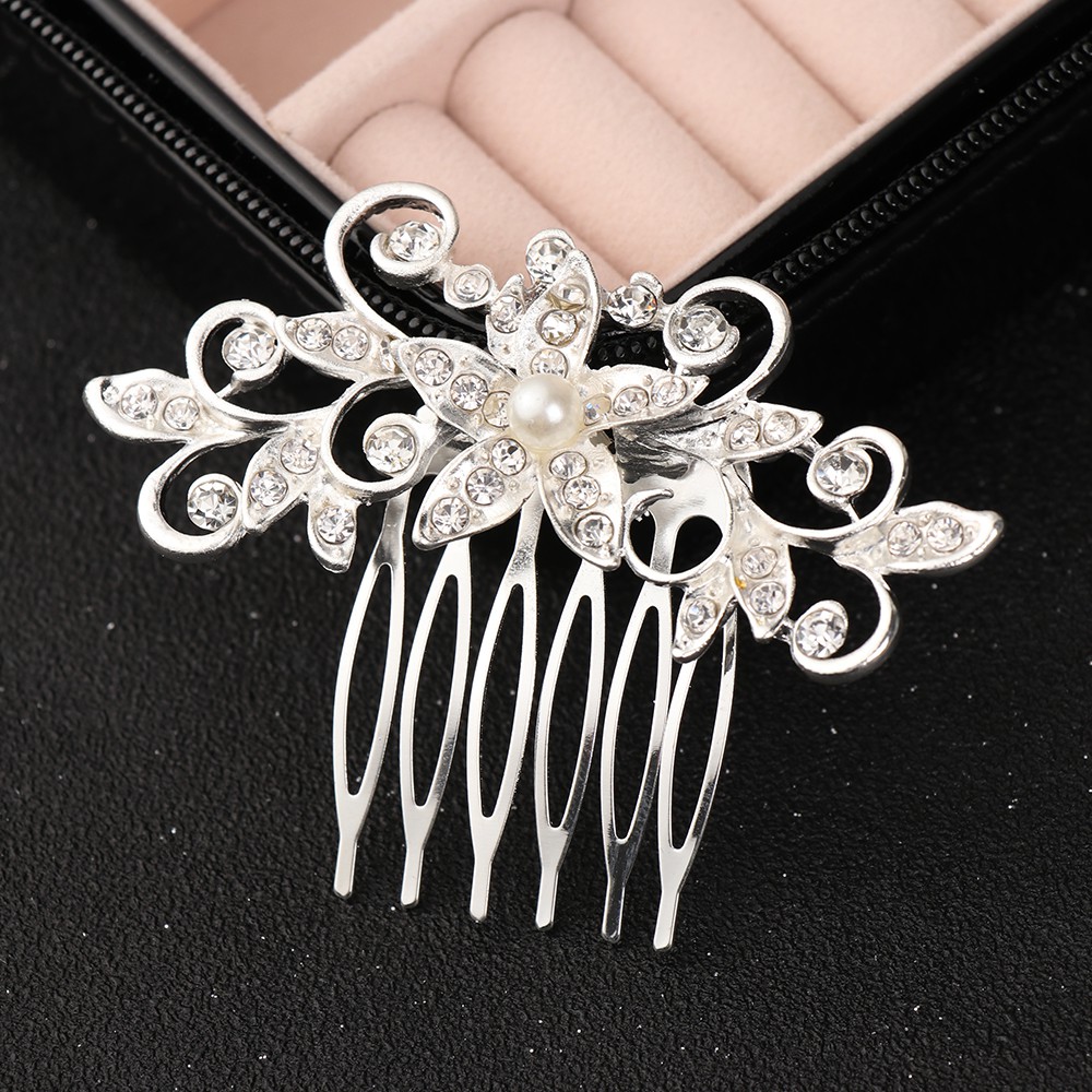 Lược Cài Tóc Cô Dâu Hình Chiếc Lá Thời Trang|Cài Tóc Hình Hoa Cho Cô Dâu Ngày Cưới