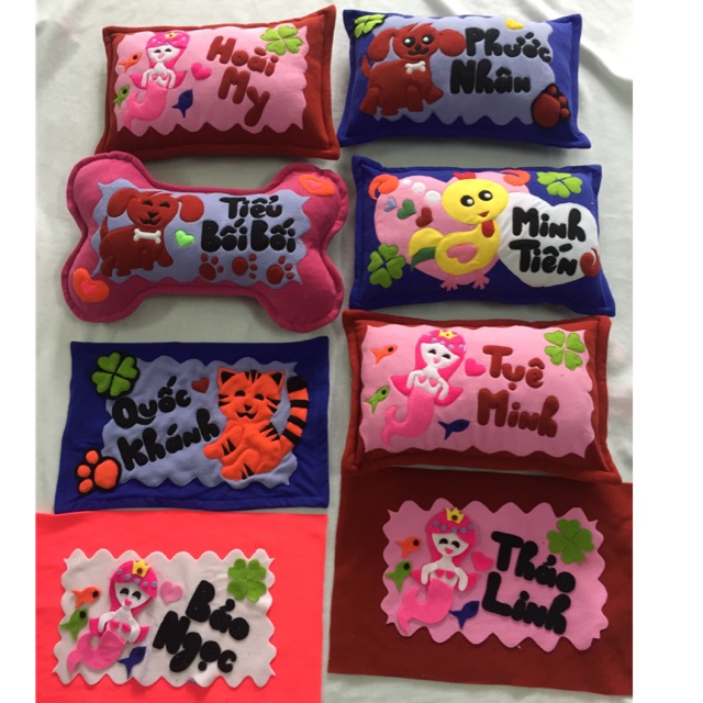 Combo gối handmade cho khách