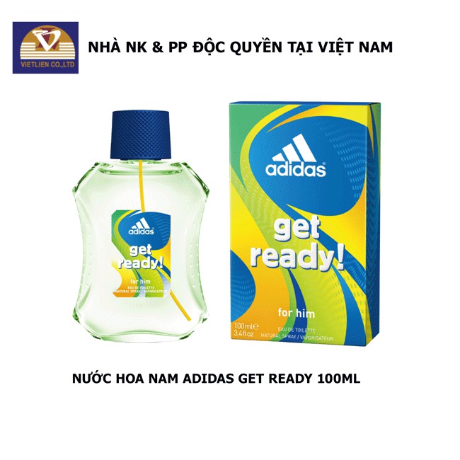 Nước Hoa Nam Adidas Get Ready 100ml | Thế Giới Skin Care