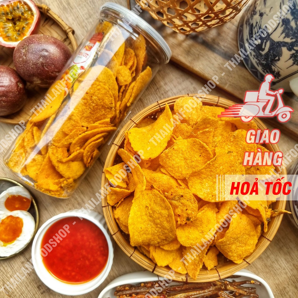 Khoai Tây Lát Chiên Mắm Hành Lon 200gr