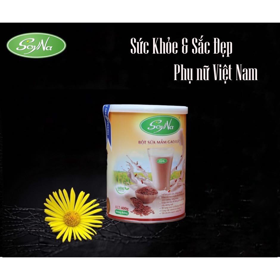 Sữa Gạo Lứt Nẩy Mầm Soyna 400gr - Không thành phần công thức