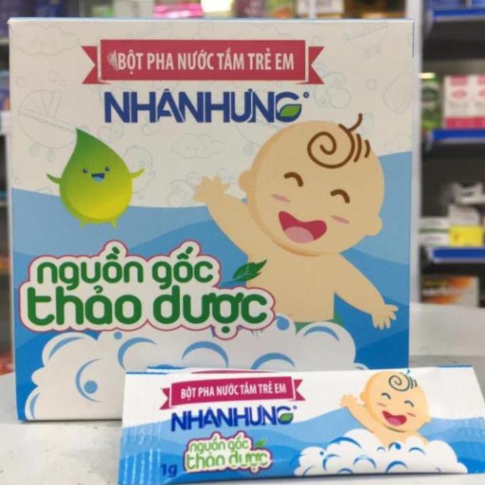 [CHÍNH HÃNG] Bột tắm Nhân Hưng - Hộp 30 gói